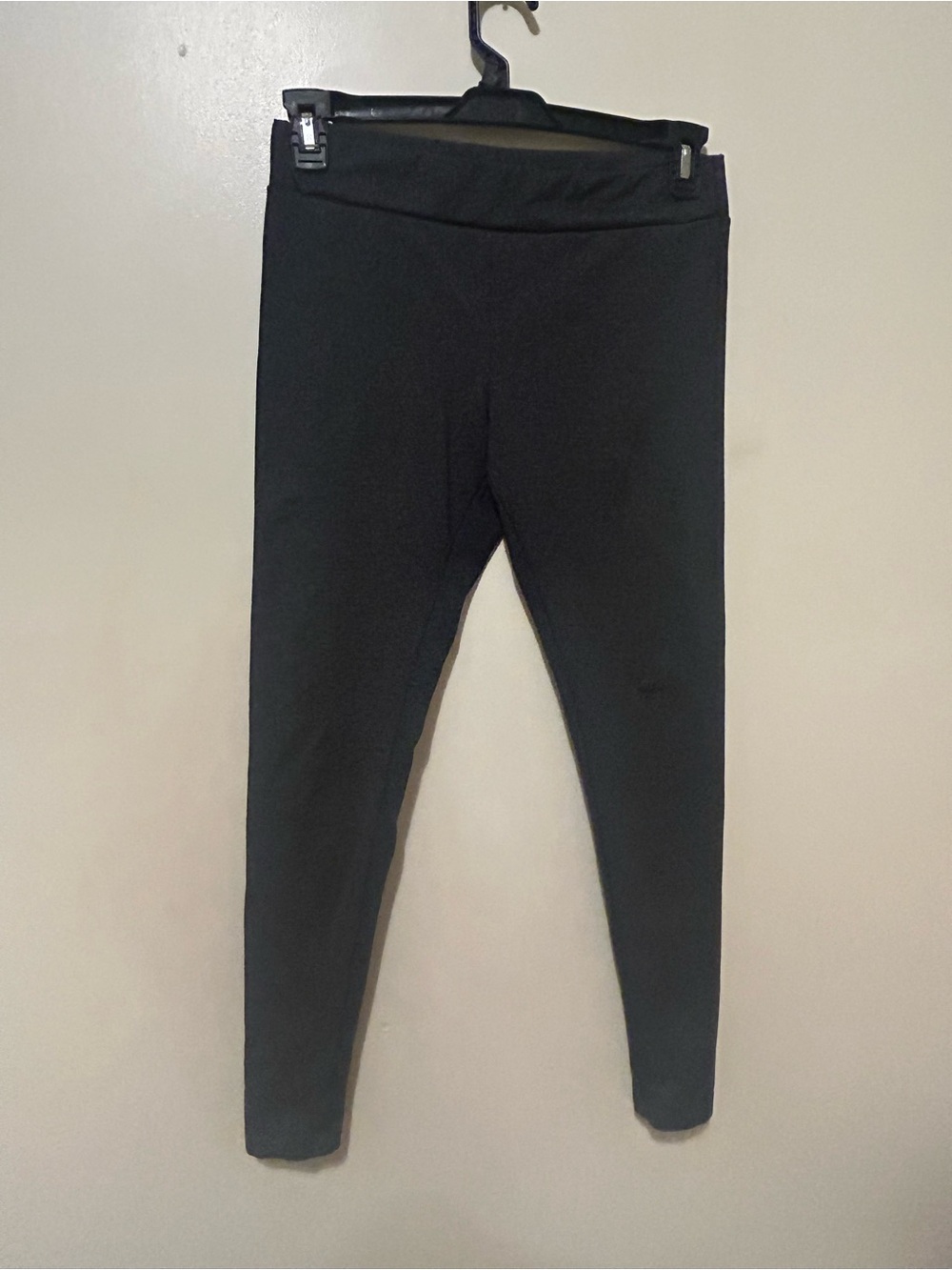 Matty M Gray Leggings for Women Sz M Mid Rise Stretch Poly Nylon Spandex